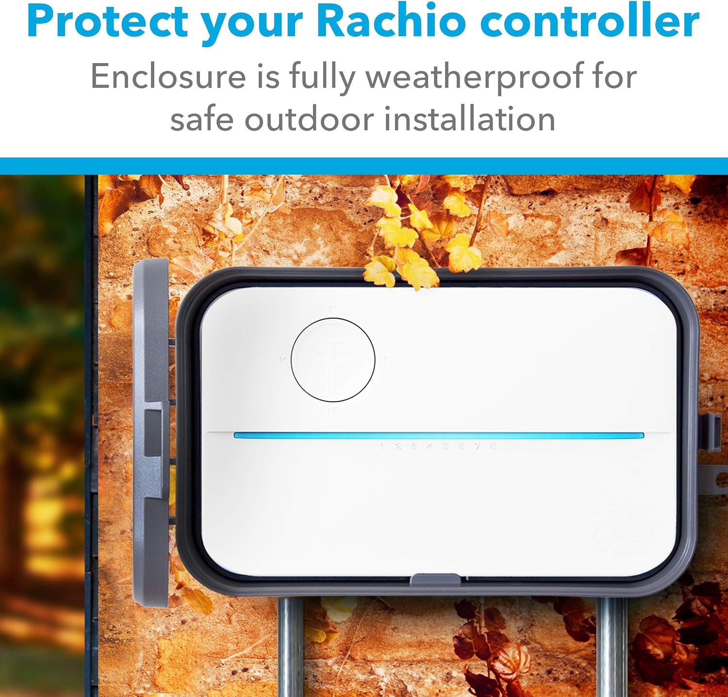Rachio Smart Sprinkler Controller Weatherproof Outdoor Enclosure | Compatible with Rachio 2nd & 3rd Gen Smart Controllers to protect your controller