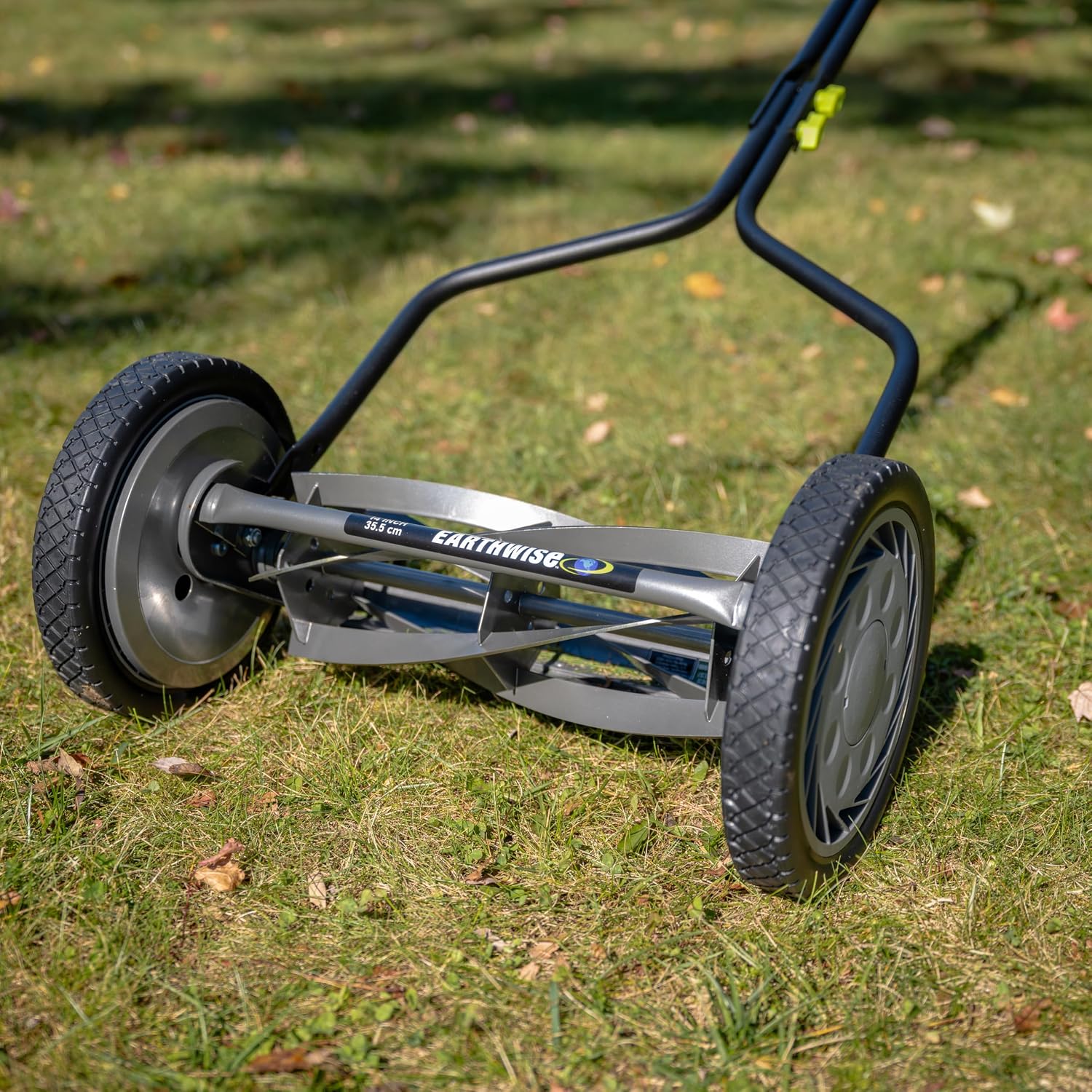 Earthwise 1715-16EW 16-Inch 7-Blade Push Reel Lawn Mower, Grey
