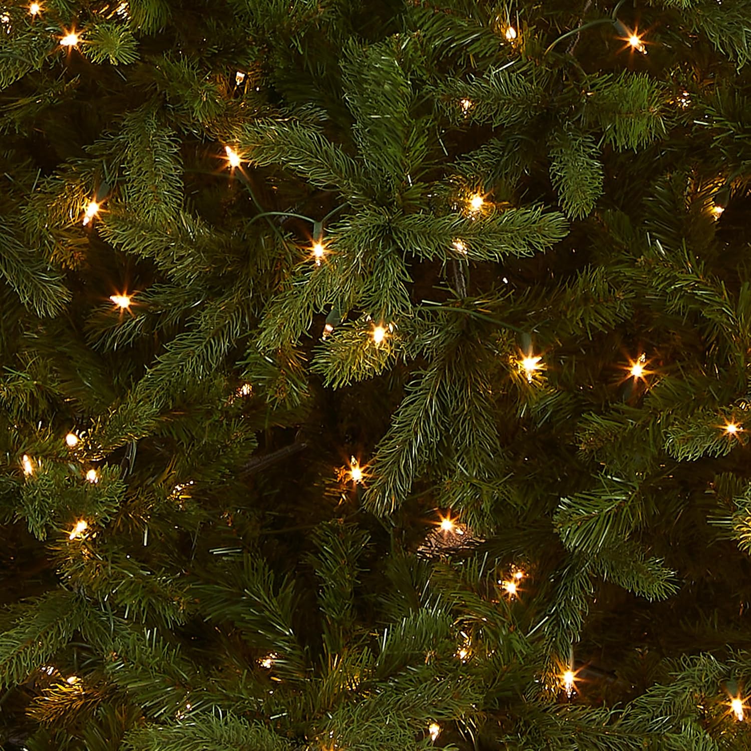 National Tree Company 7.5ft Pre-Lit Downswept Douglas Fir Christmas Tree | 750 Clear Lights, 1,867 Tips, Includes Stand, Artificial, Green