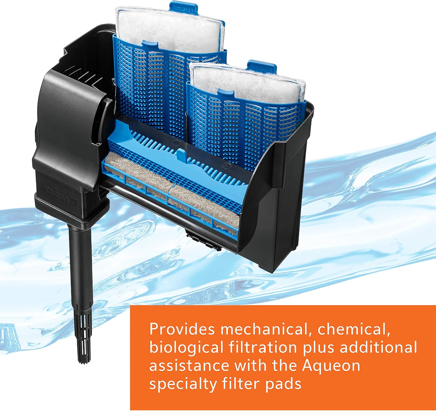 Aqueon QuietFlow 75 LED PRO Aquarium Fish Tank Power Filter For Up To 90 Gallon Aquariums | Aquarium Fish Tank