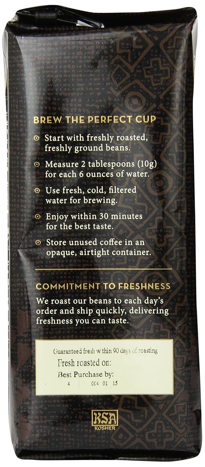 Peet's Coffee, Dark Roast Ground Coffee, 100% Arabica Coffee - Major Dickason's Blend 18 Ounce Bag
