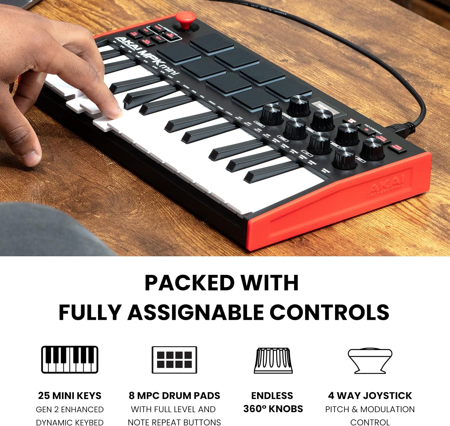 Akai Professional MPK Mini MK3 25-Key USB MIDI Keyboard Controller