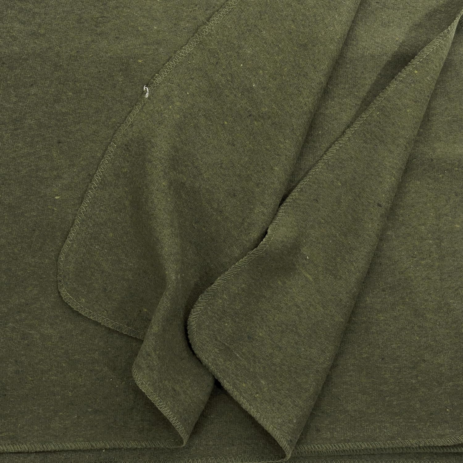 Rothco Wool Outdoor Blanket, Olive Drab (62" x 80") | Natural Wool Warmth, Comfortable, Durable Construction, Ready For Emergencies, Ideal For Camping