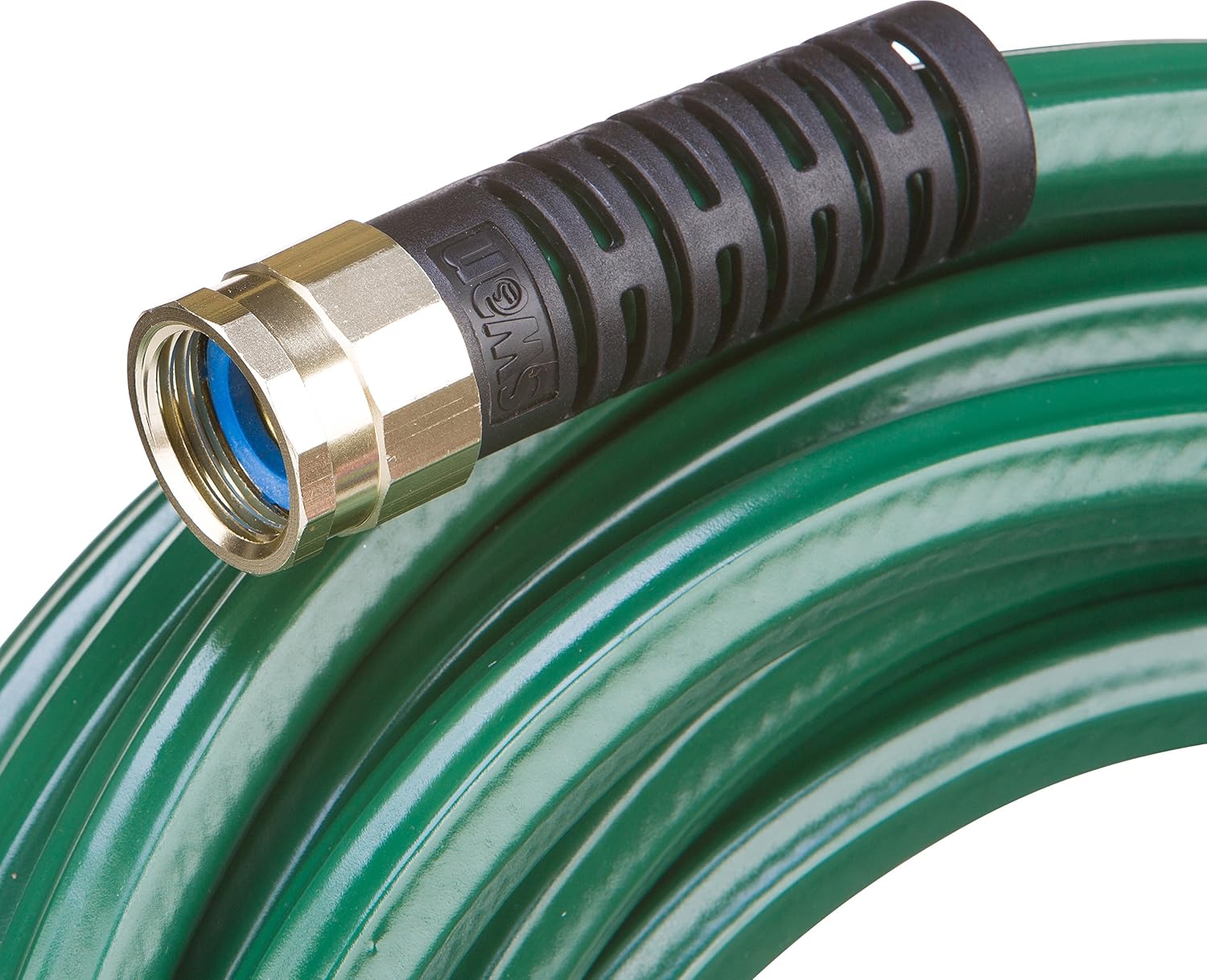 Swan Products SN7958100 Premium Heavy Duty Pressure Master Garden Hose 100 ft, 5/8" Diameter, Green