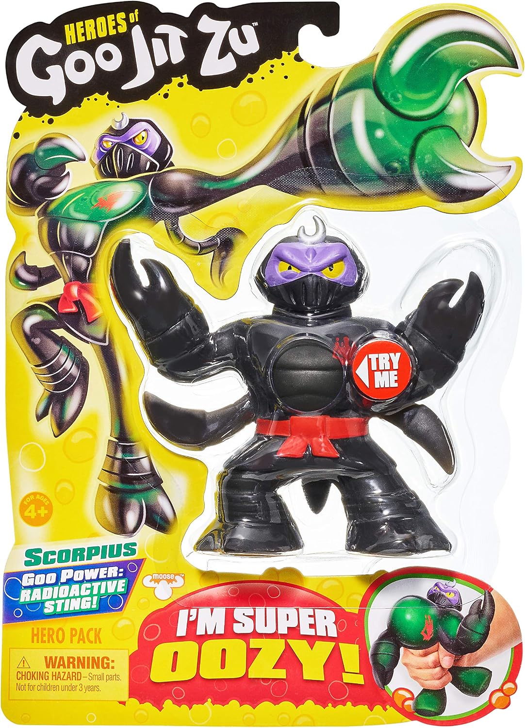 Heroes of Goo Jit Zu - Oozy Scorpion Action Figure, Scorpius