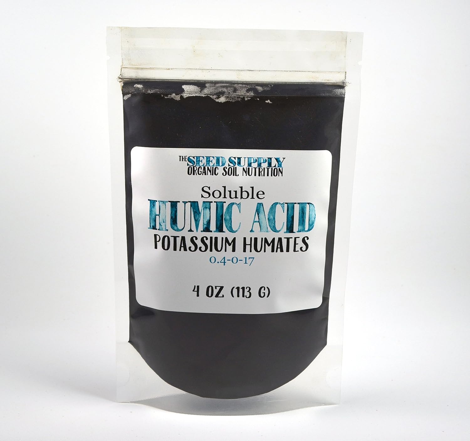 4 Ounces Soluble Humic Acid Powder - Potassium Humates