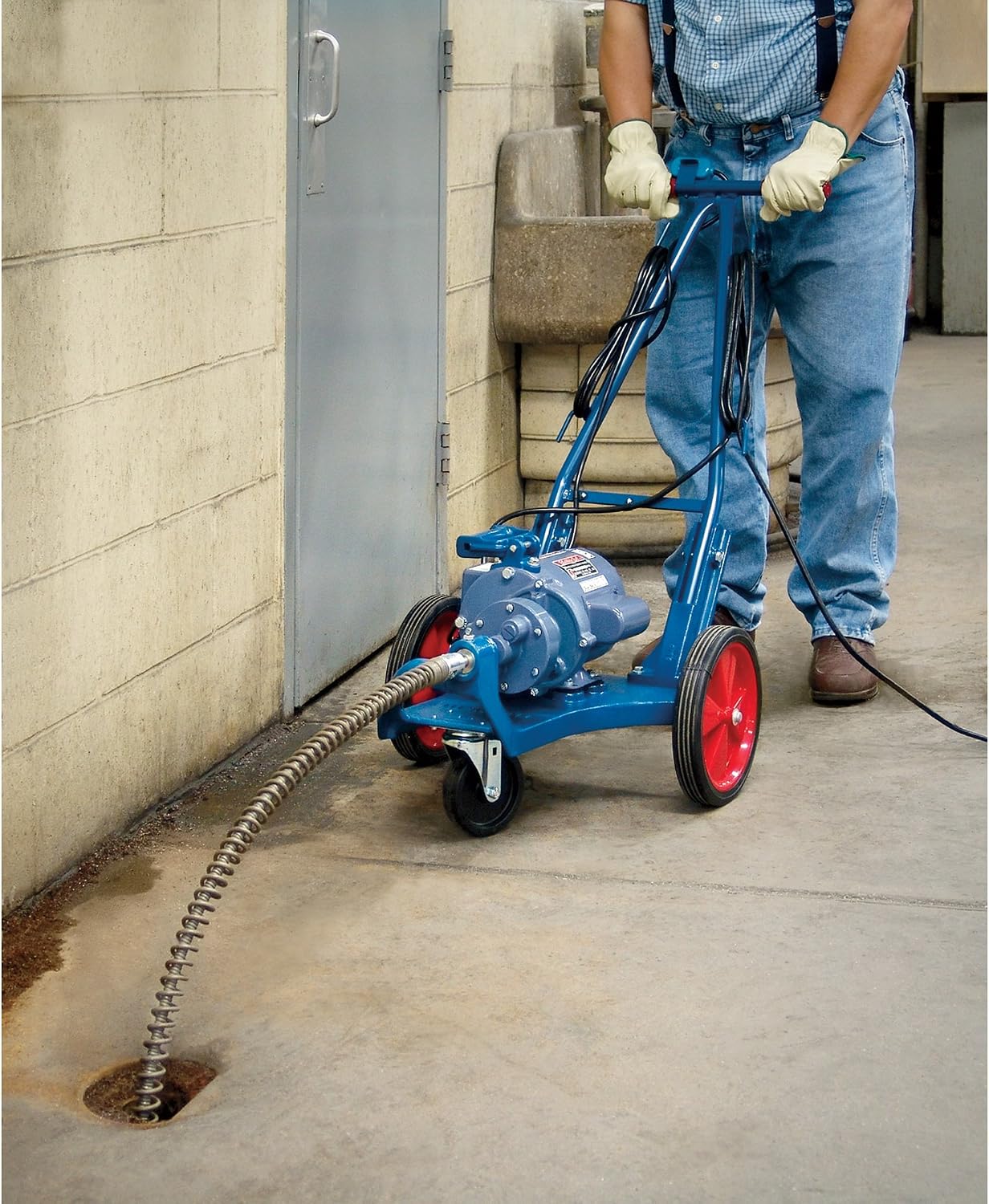 Electric Eel 104ft. Sectional Electric Drain Cleaner, Model Number CK-1/2-8DC