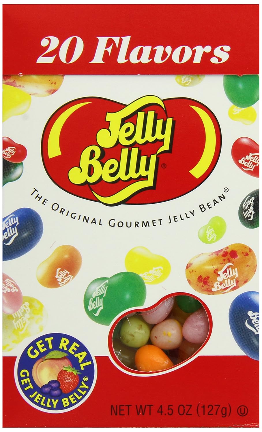 Jelly Belly Jelly Beans, 20 Flavors, .35-oz Trial Size Packs, 80 Count