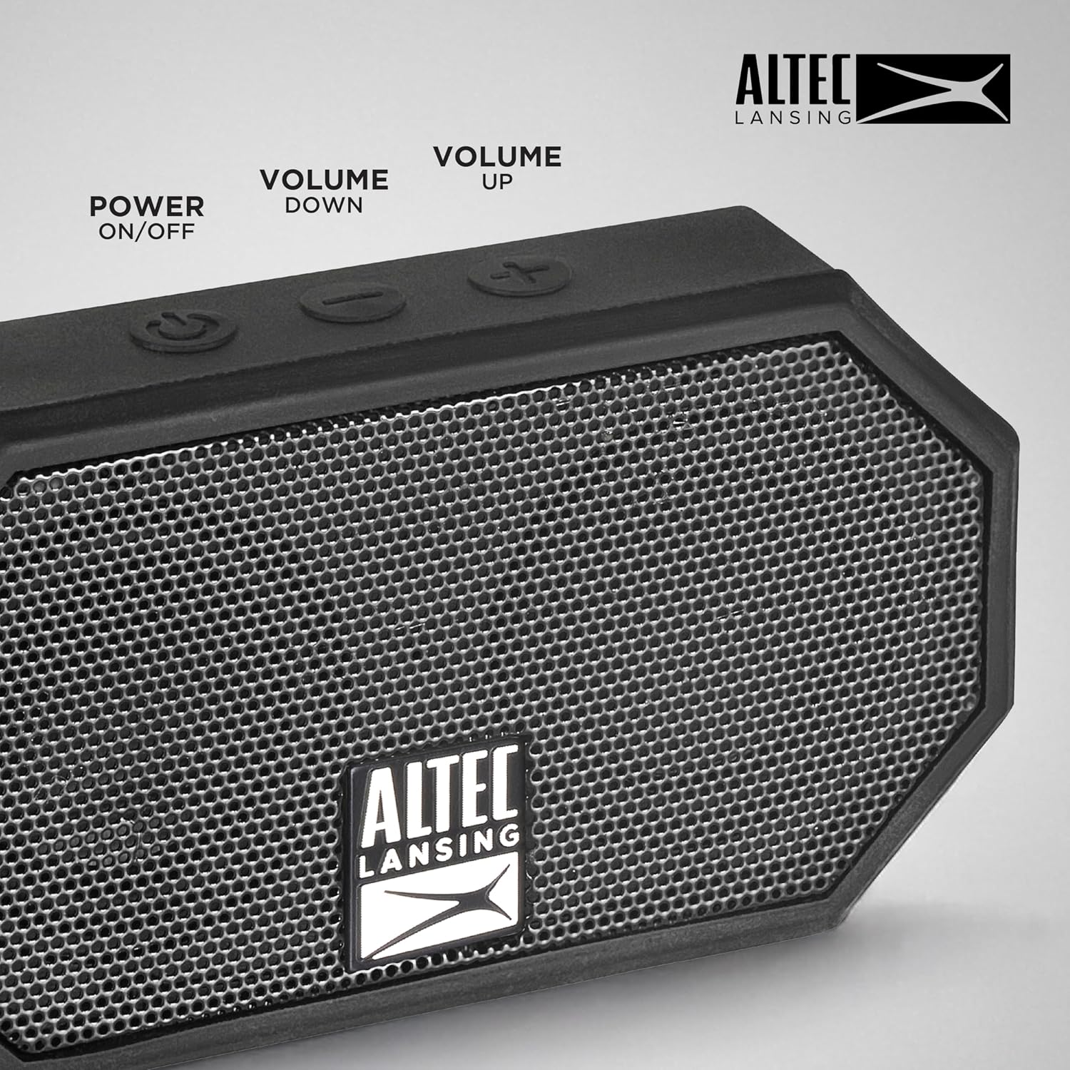 Altec Lansing Mini H2O - Waterproof Bluetooth Speaker, IP67 Certified & Floats in Water, Compact & Portable Speaker for Hiking, Camping, Pool, and Beach