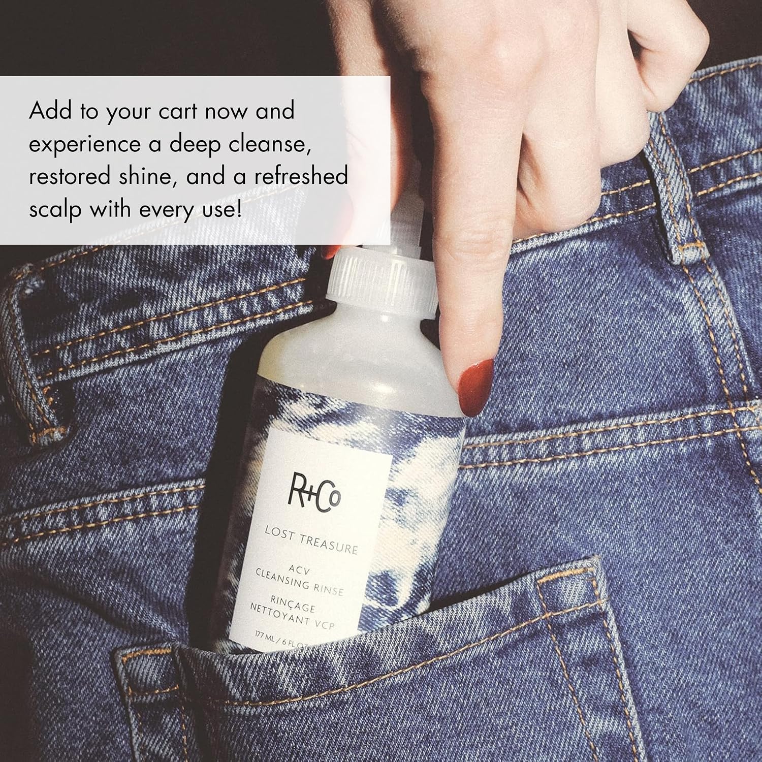 R+Co Lost Treasure Apple Cider Vinegar Cleansing Rinse 177 ml / 6 oz