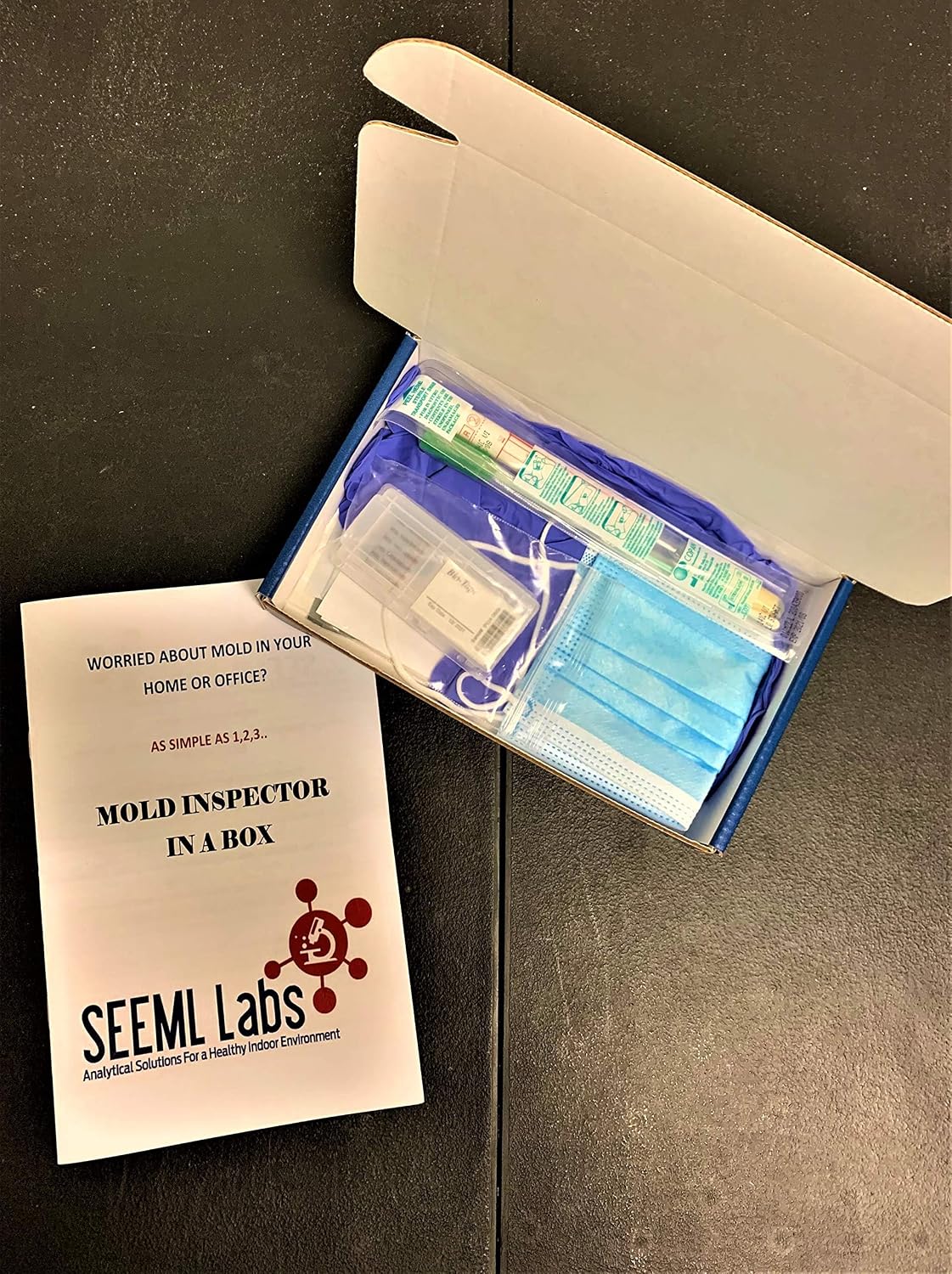 DIY Mold 3 Test Kit (Same Day Results) Expert Consultation and AIHA-LAP, LLC Accredited Lab Analysis Included
