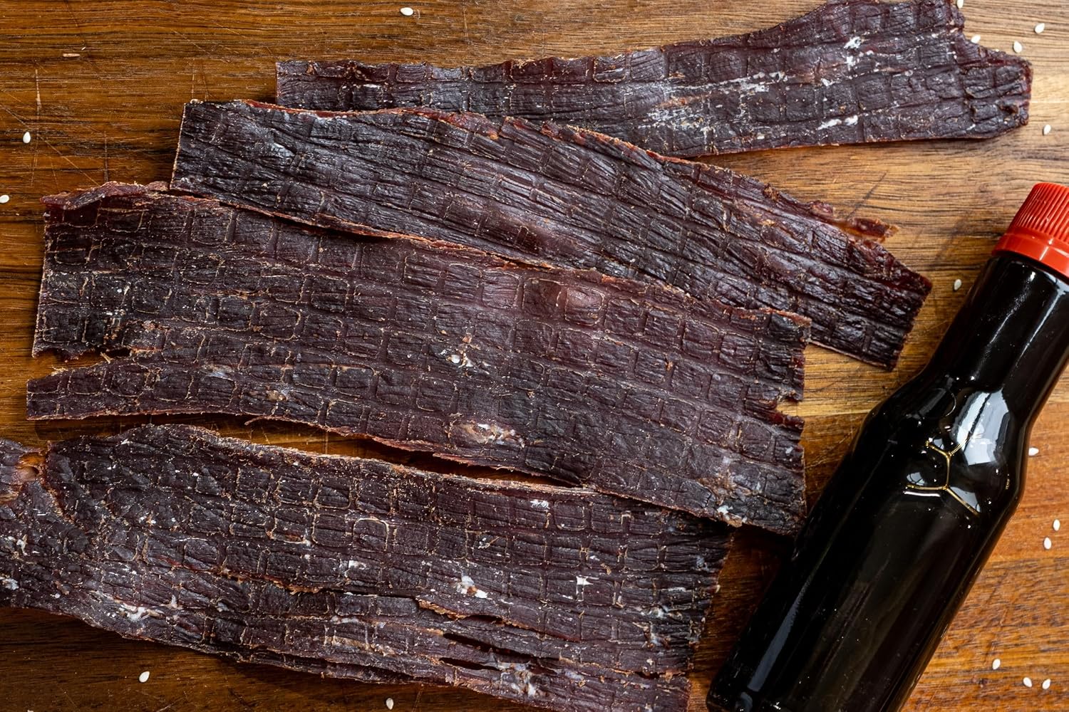 Enjoy Peppered Beef Jerky 8 oz (Pack of 1) | High Protein | No Nitrites