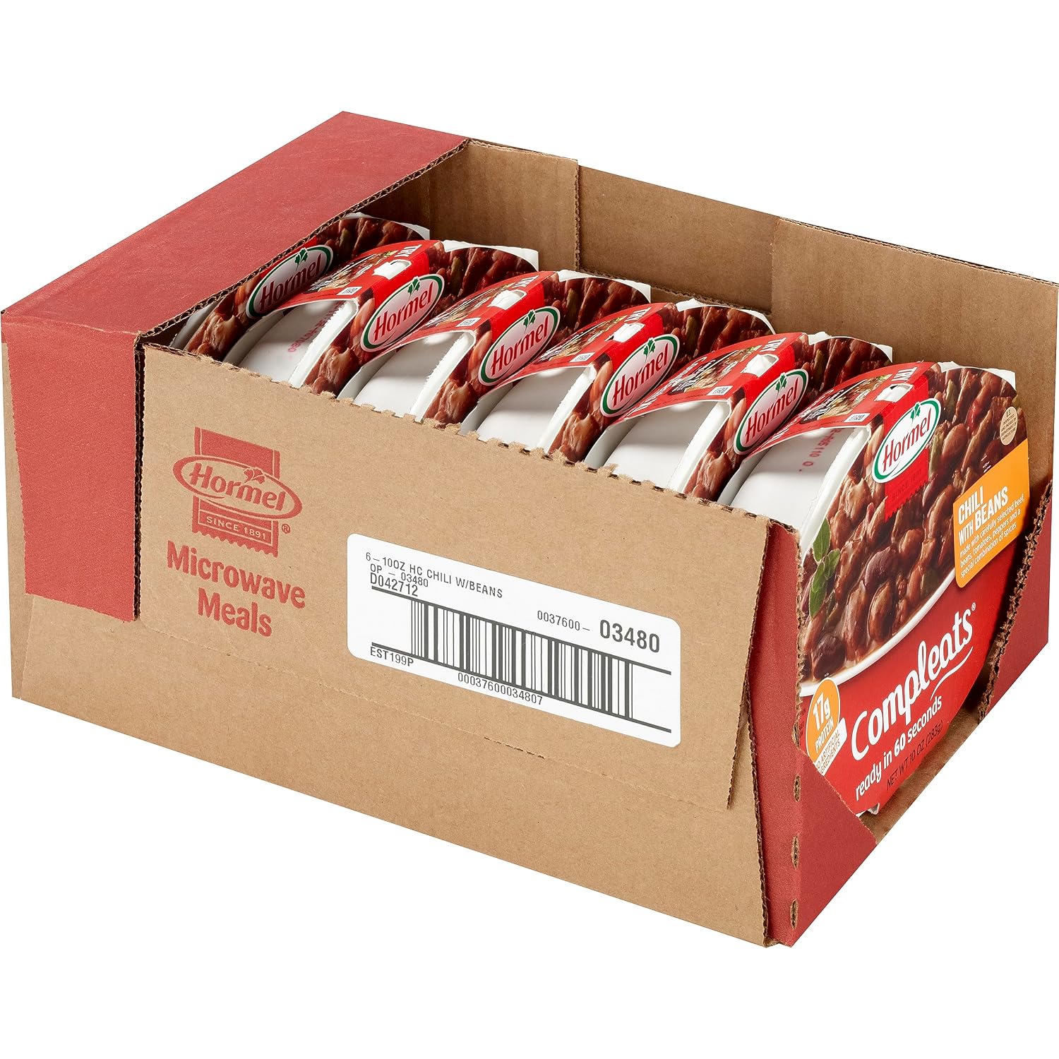 HORMEL COMPLEATS Chicken Alfredo Microwave Tray, 10 oz. (6 Pack)
