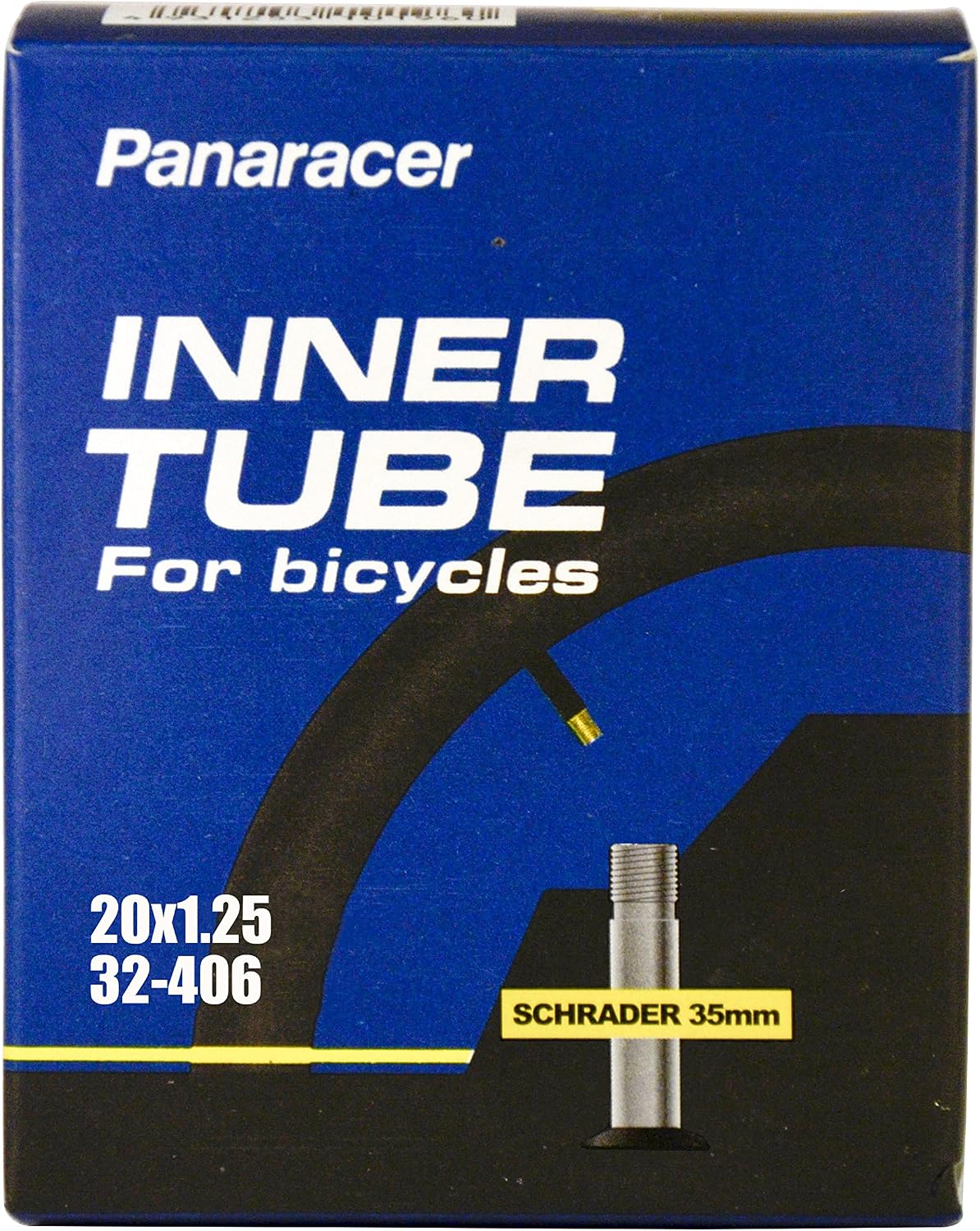 Panaracer Bicycle Tube, Schrader Valve, many different sizes, 35-48-60 mm valves, single or two pack