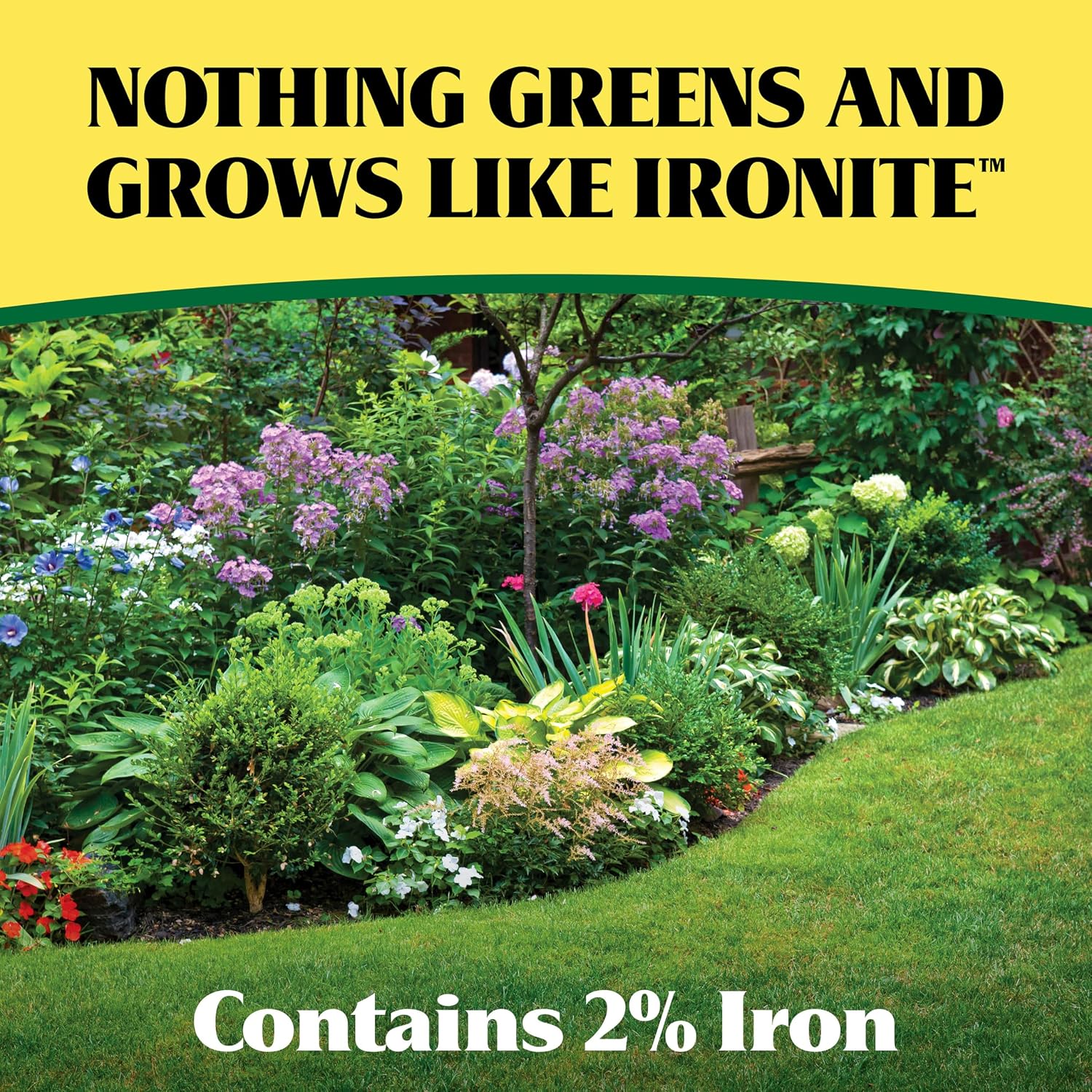 Ironite Plus Shrubs, Trees Plant Food Bag Granular 12-10-10 3lb | Garden fertilizer, fast-acting, essential plant minerals, helps plans develop strong roots and colorful flowers