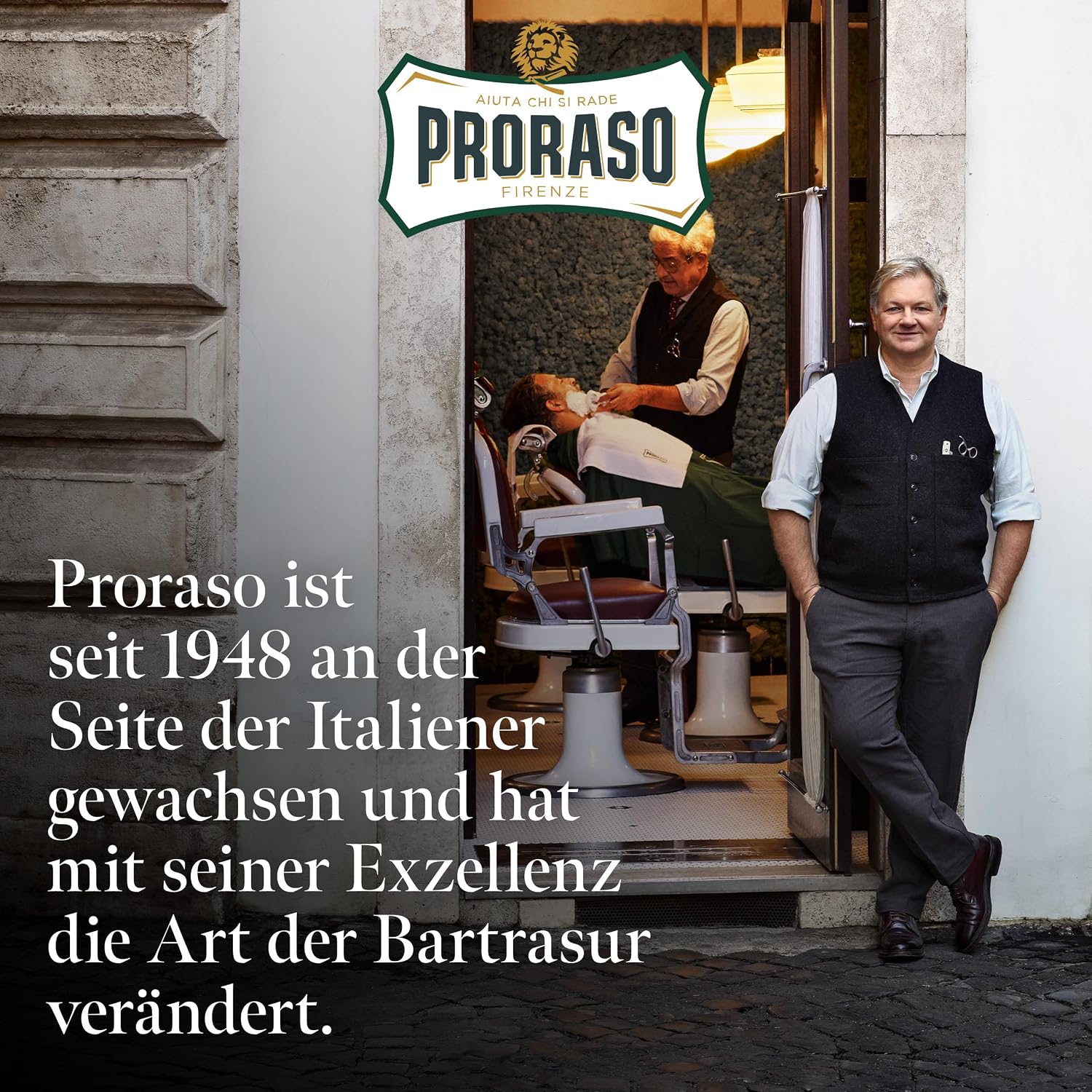 Proraso After Shave Balm - Aloe Vera & Vitamin E - Protective After Shave Cream Formula for Dry