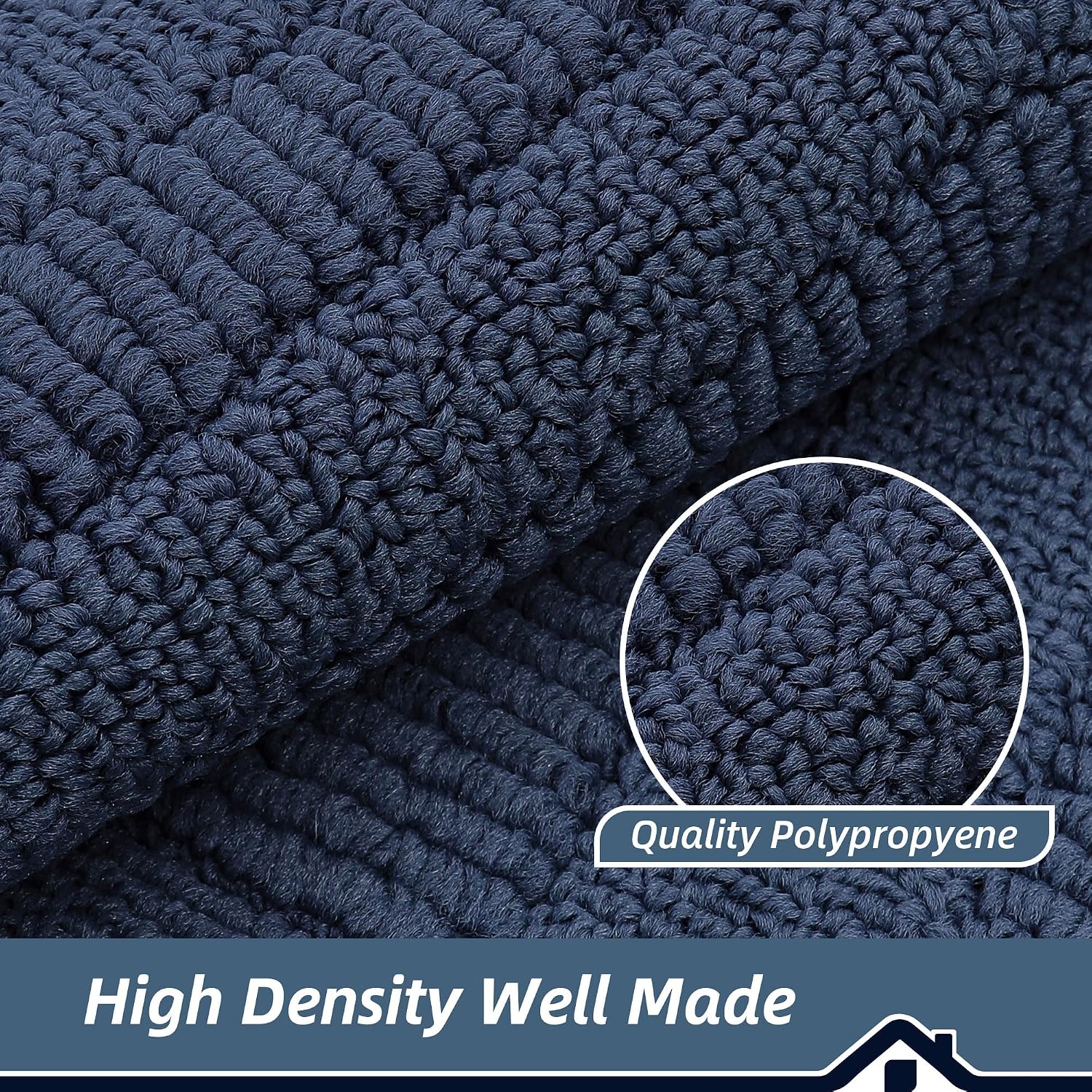 BEQHAUSE 30x18 Inch Kitchen Rugs Non Slip Washable Kitchen Sink Rug, Green