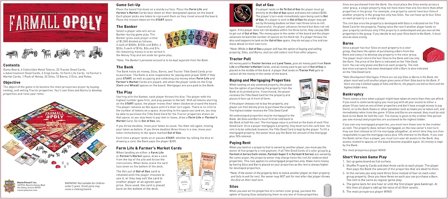 MasterPieces Opoly Board Games - Coca-Cola Opoly - Officially Licensed Board Games for Adults & Families