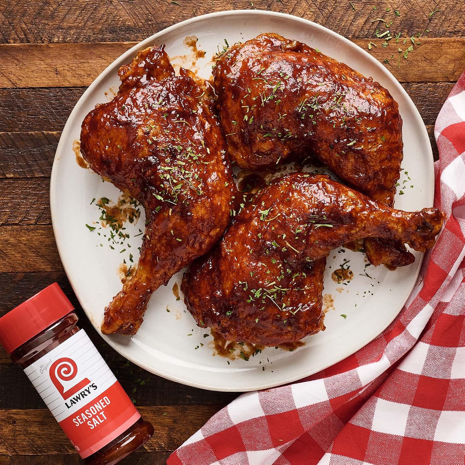 Lawry’s Seasoned Salt, No MSG Added, Kosher Certified, Staple, Versatile, All-Purpose Seasoning to Shake on Beef, Pork, or Poultry, 16 oz