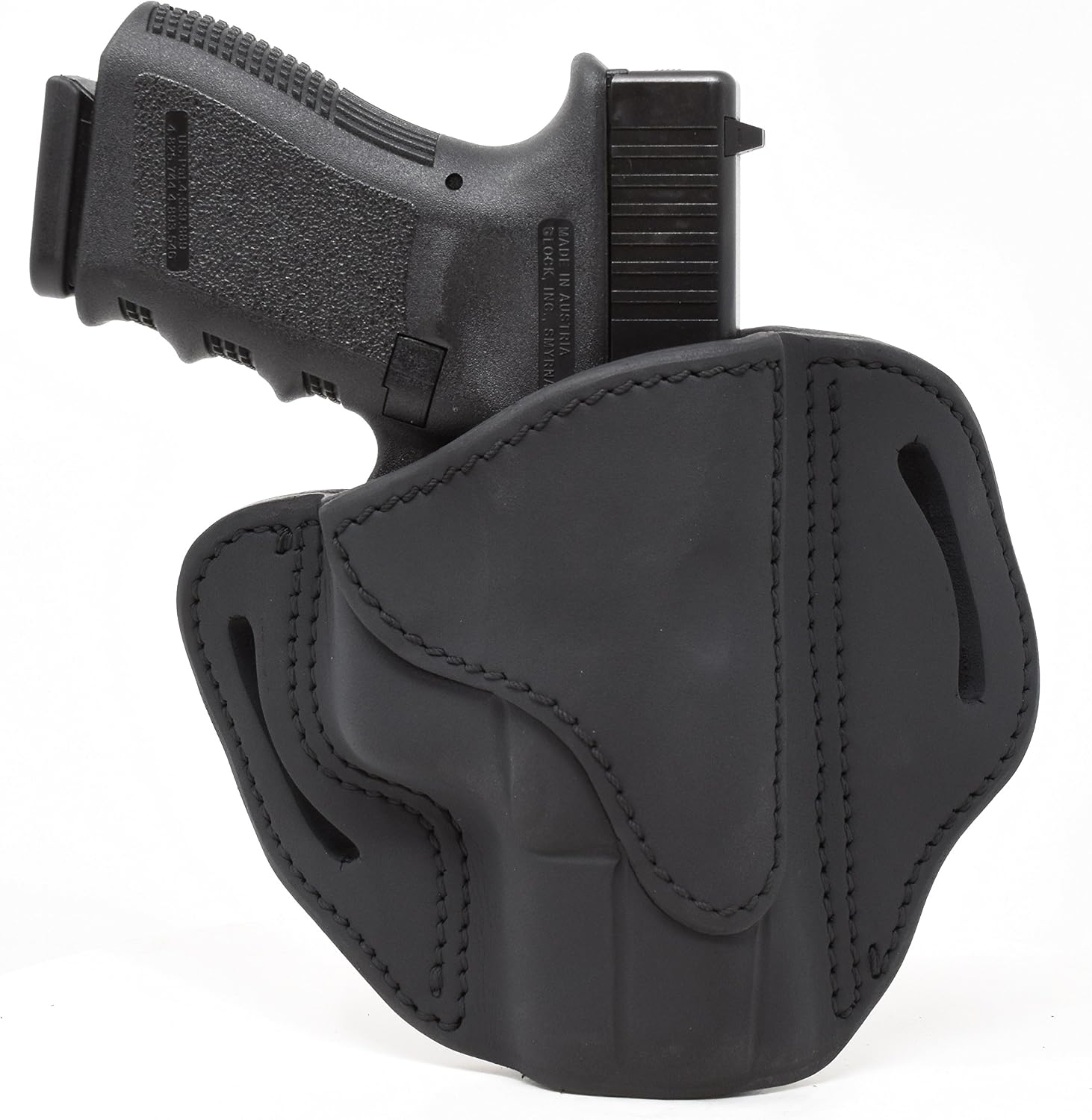 1791 Gunleather OWB Holster, Fits Glock 19, 26, 27, Shield Plus, VP40, XDS | Right-handed leather gun holster also fits Glock 17, 23, 19X, Sig P365 XMacro, Taurus G3C, Ruger Max 9, S&W Equalizer