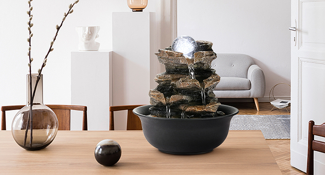 indoor water fountain