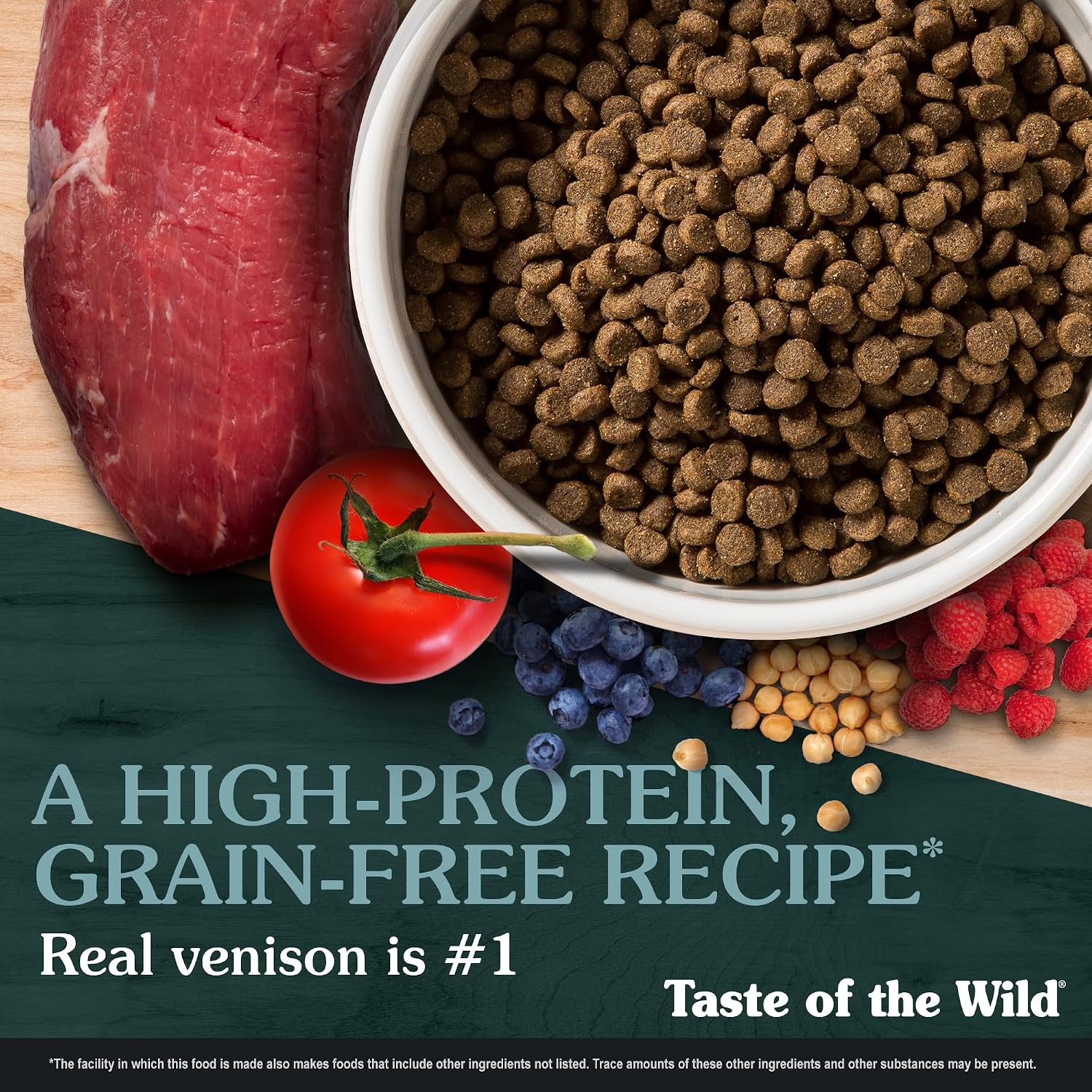 Taste of the Wild Appalachian Valley Small Breed Adult Dry Dog Food, 28lb | High Protein |Grain Free Recipe* |Venison & Garbanzo Beans |Nutrient Dense to Help Support Peak Health |Guaranteed Probiotics