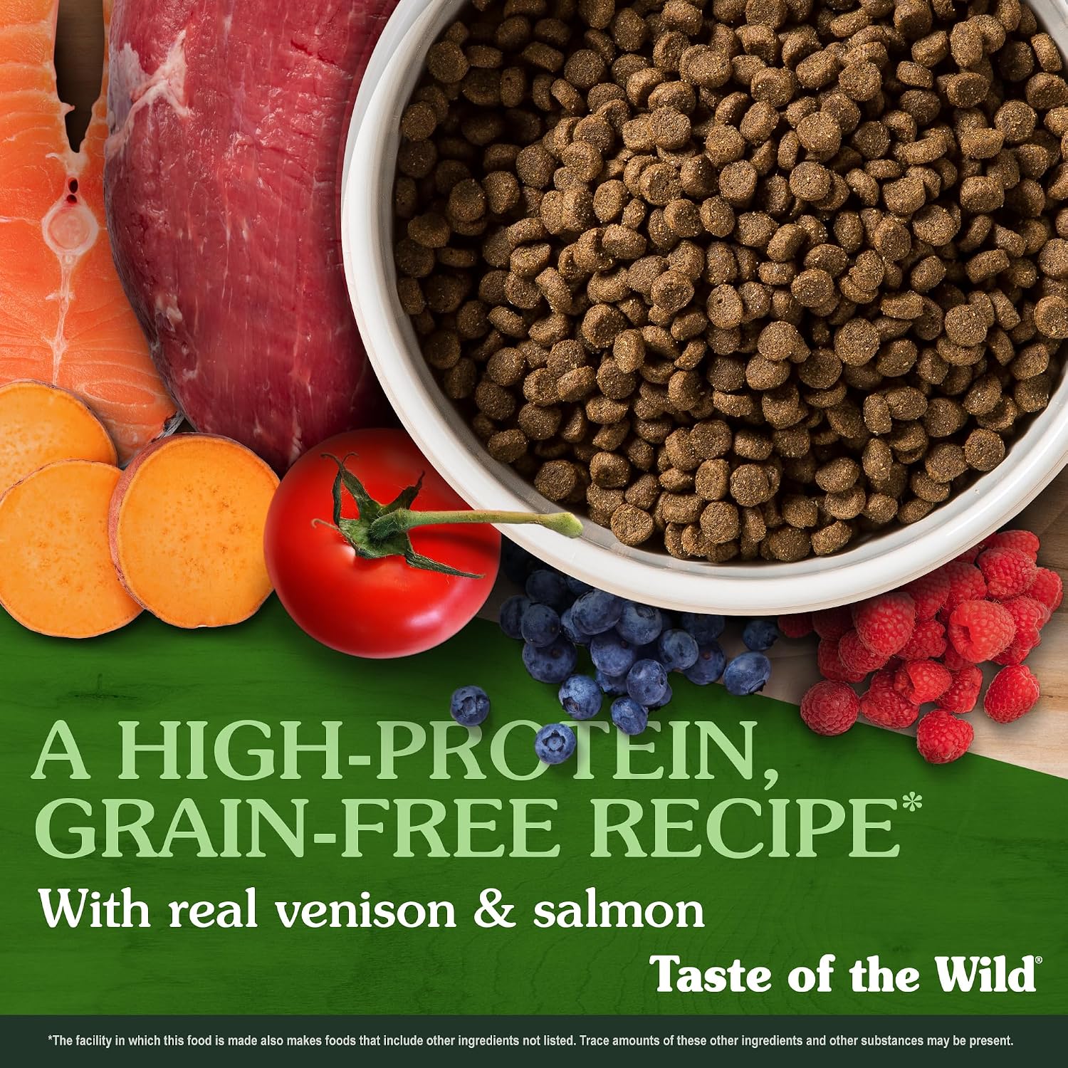 Taste of the Wild Rocky Mountain Dry Cat Food, Roasted Venison, 5lb | Kitten, Adult & Senior Cats | High Protein | Grain Free Recipe* | Nutrient Dense to Help Support Peak Health