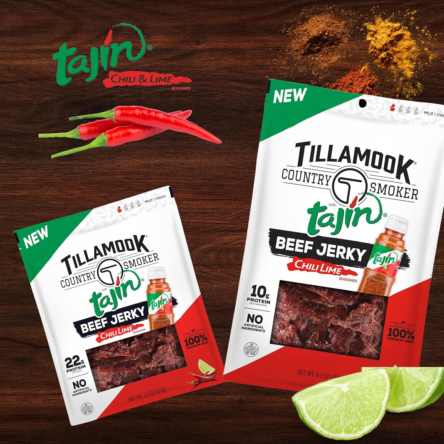 Tillamook Country Smoker Real Hardwood Smoked Beef Jerky, Teriyaki, 10 Ounce