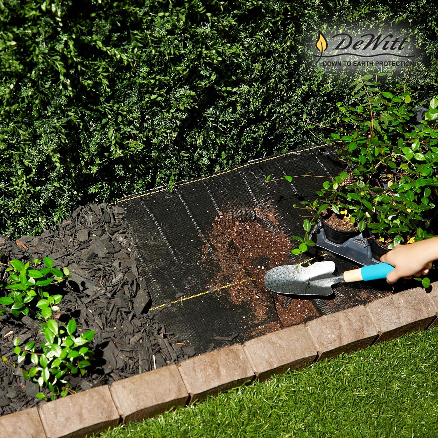 Dewitt Sunbelt Weed Barrier Fabric, 3.2 oz, 3 x 300 Feet – Heavy-Duty Ground Cover Mat for Greenhouse Floors, Garden Rows, Raised Beds, Grass and Yard Gardening, and Outdoor Landscape Protection | Ground Cover Mat for Greenhouse Floors, Garden Rows, Rais…