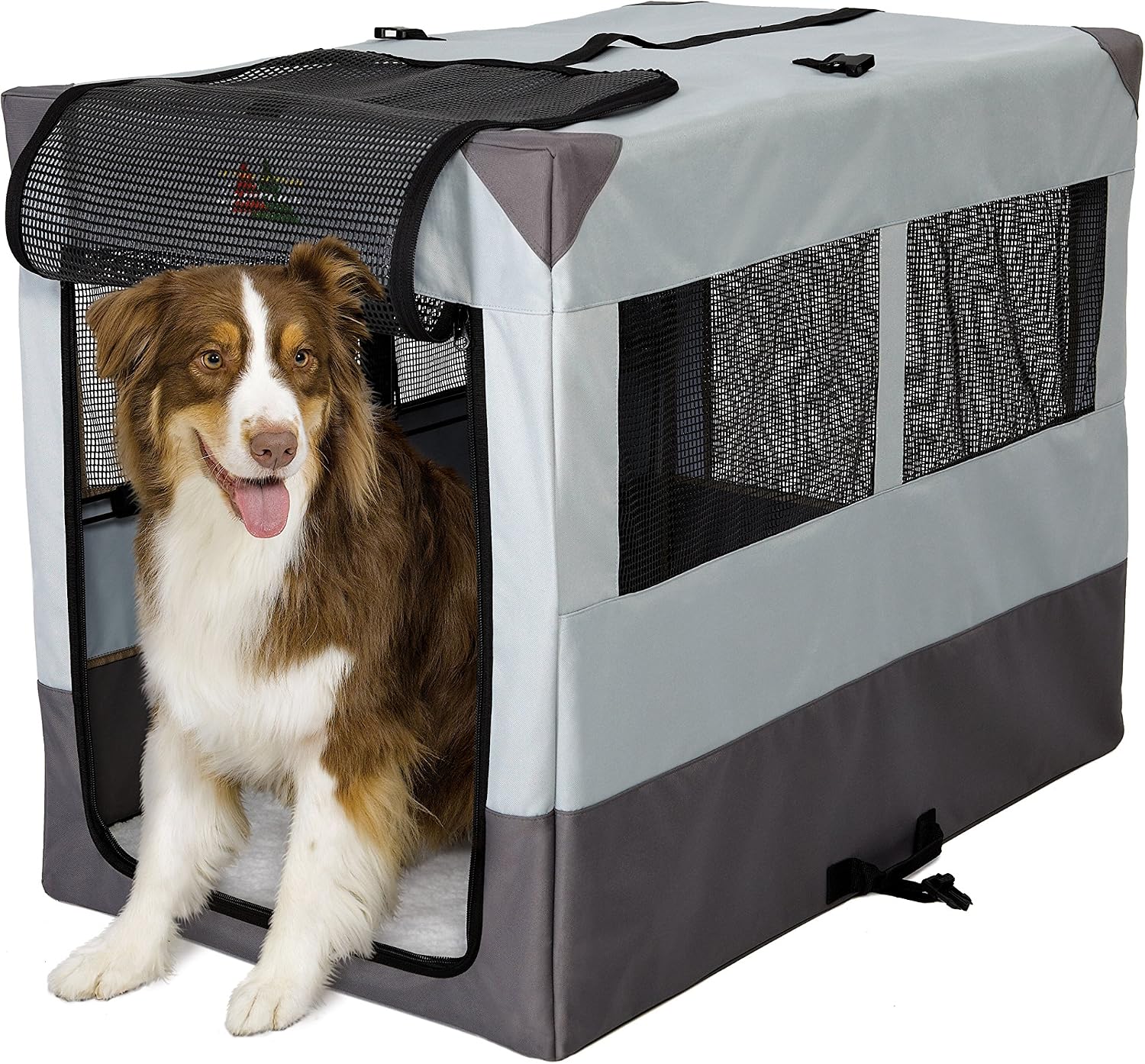 MidWest Canine Camper 24-inch Portable Tent Crate for Dogs