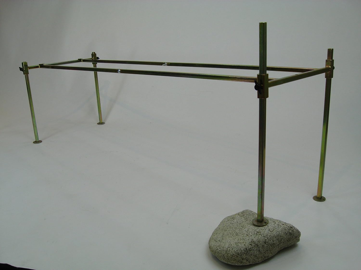 Self-Locking Backpacking Stream Sluice Box Combo with Stand