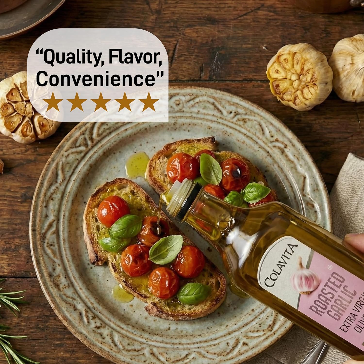Colavita Roasted Garlic Extra Virgin Olive Oil