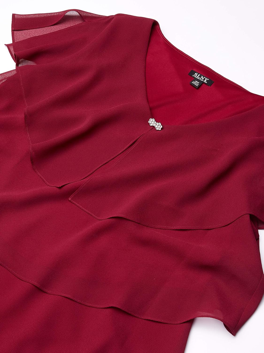 S.L. Fashions Women's Plus Size Tier Dress