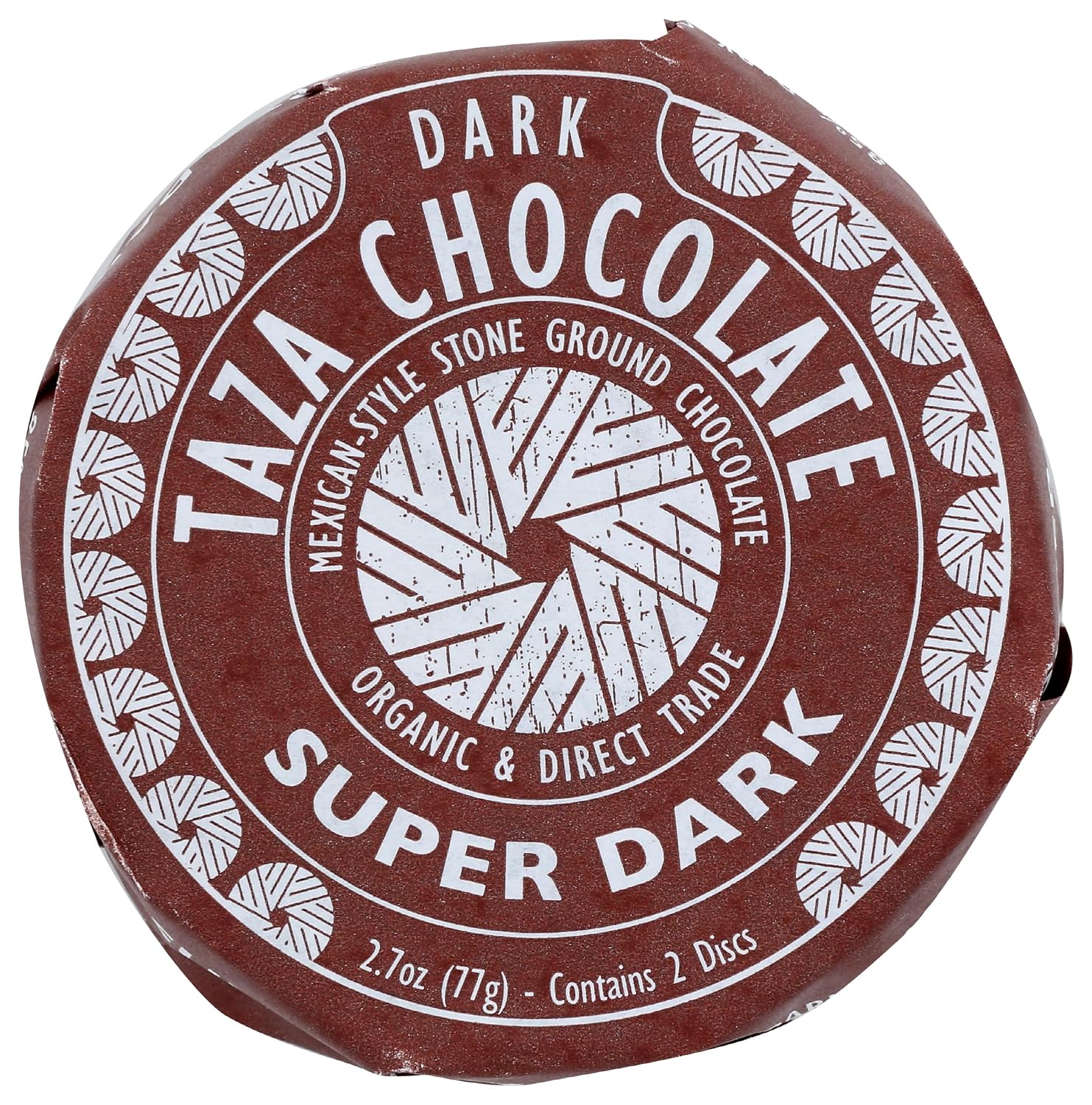 Taza Chocolates, Disc Chocolate Super Dark, 2.7 Ounce