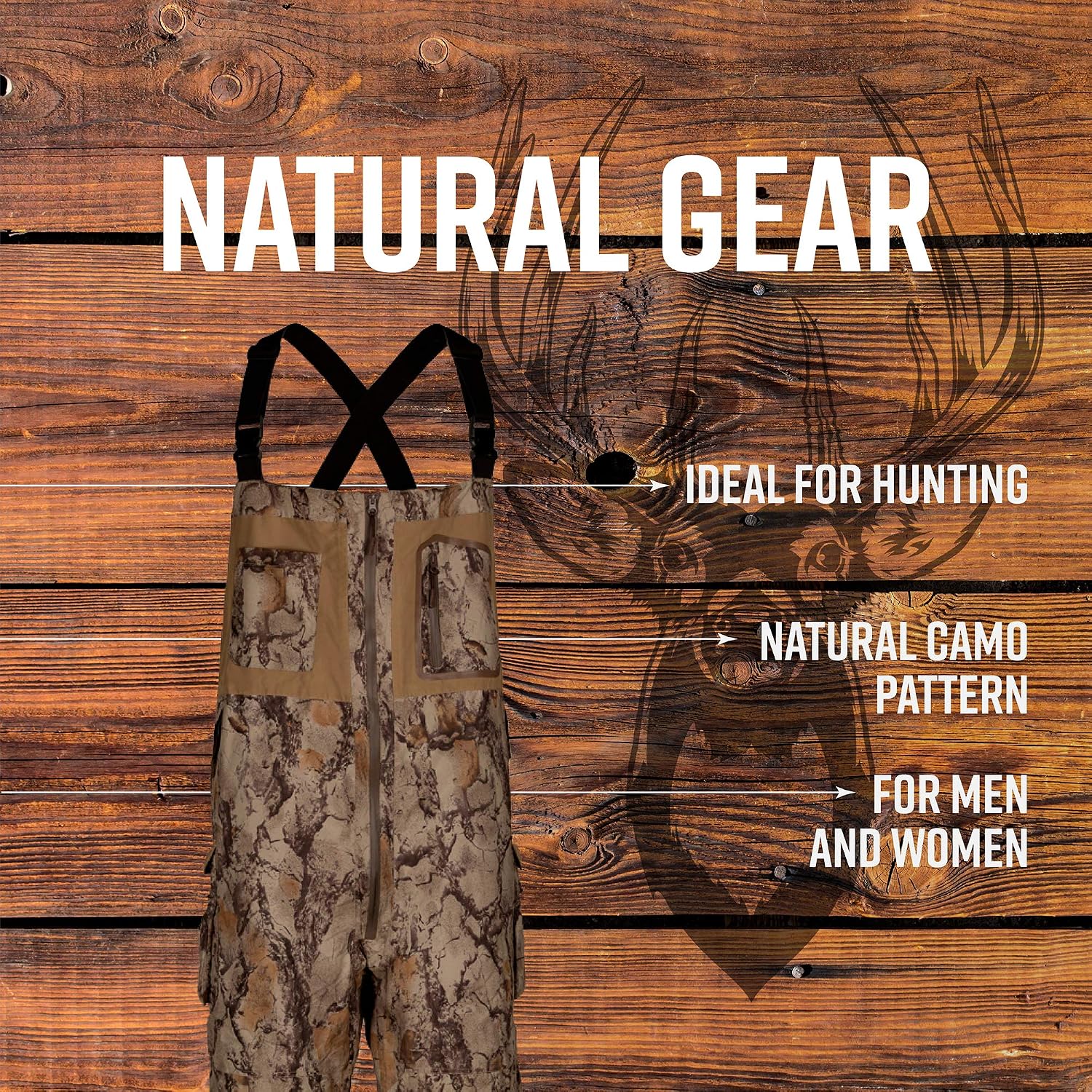 Ultimate Insulated Camouflage Duck Hunting Bib Overalls