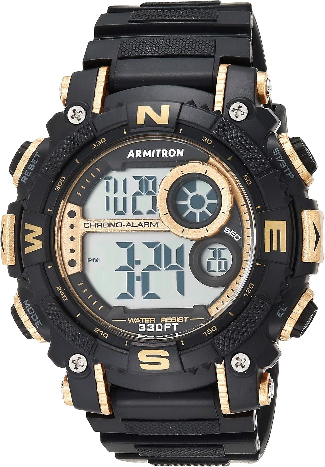 Armitron Sport Men's Digital Chronograph Resin Strap Watch, 40/8284