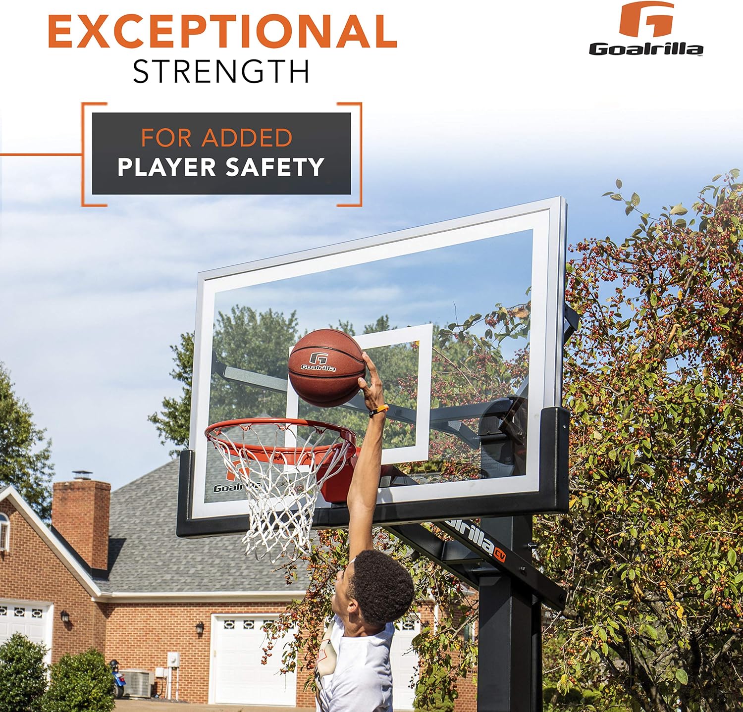 Goalrilla Universal Pro-Style Basketball Backboard Padding Fits All 54", 60", and 72" Goalrilla Basketball Systems