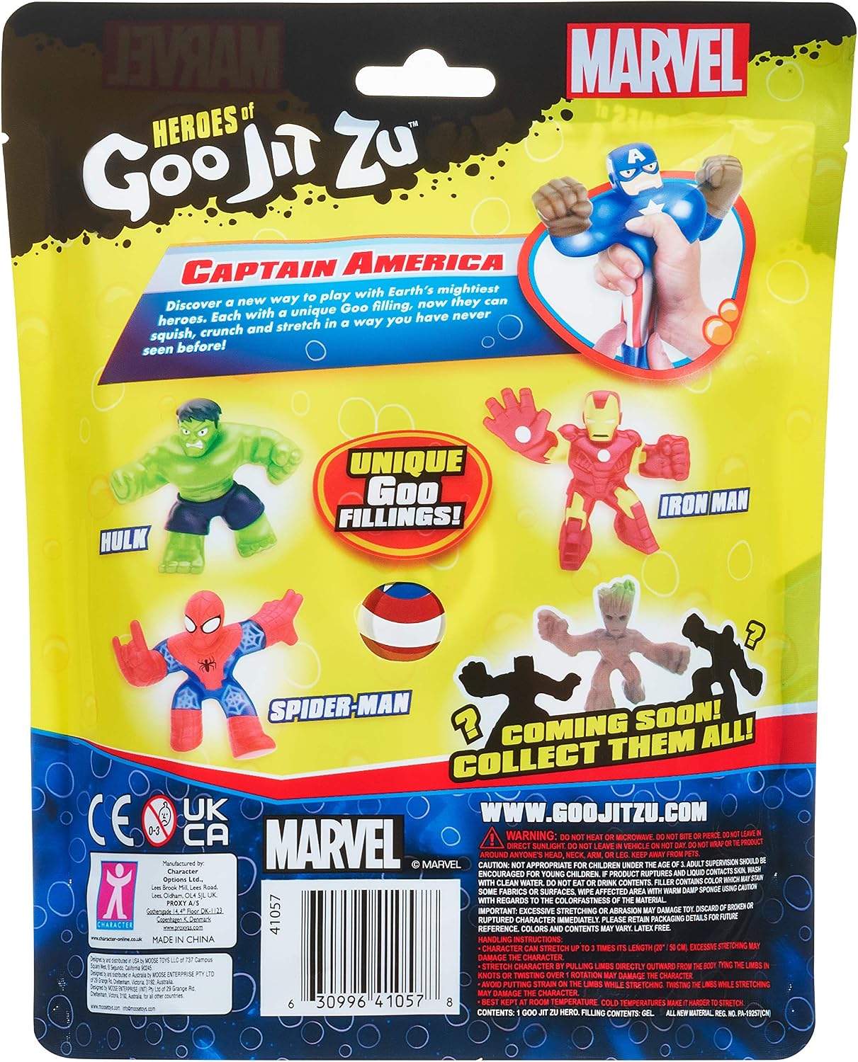 Heroes of Goo Jit Zu Licensed Marvel Hero Pack - Spider-Man, Multicolor (41054)