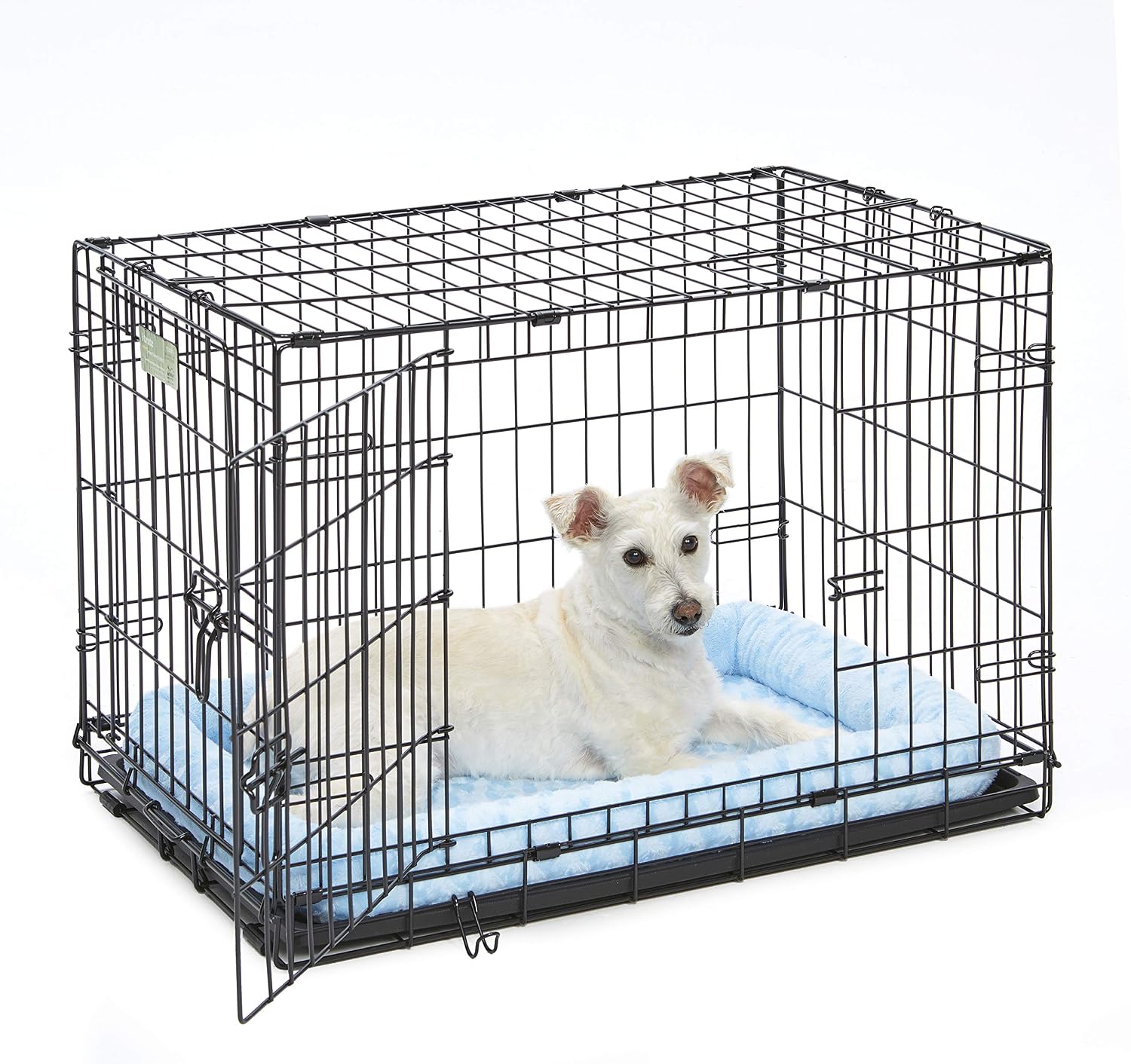 MidWest Homes for Pets QuietTime XXS Dog Bed – Cinnamon Faux Fur Bolster, Ultra-Soft and Machine Washable, Fits 18-Inch Crates and Carriers, for Small Dogs and Cats