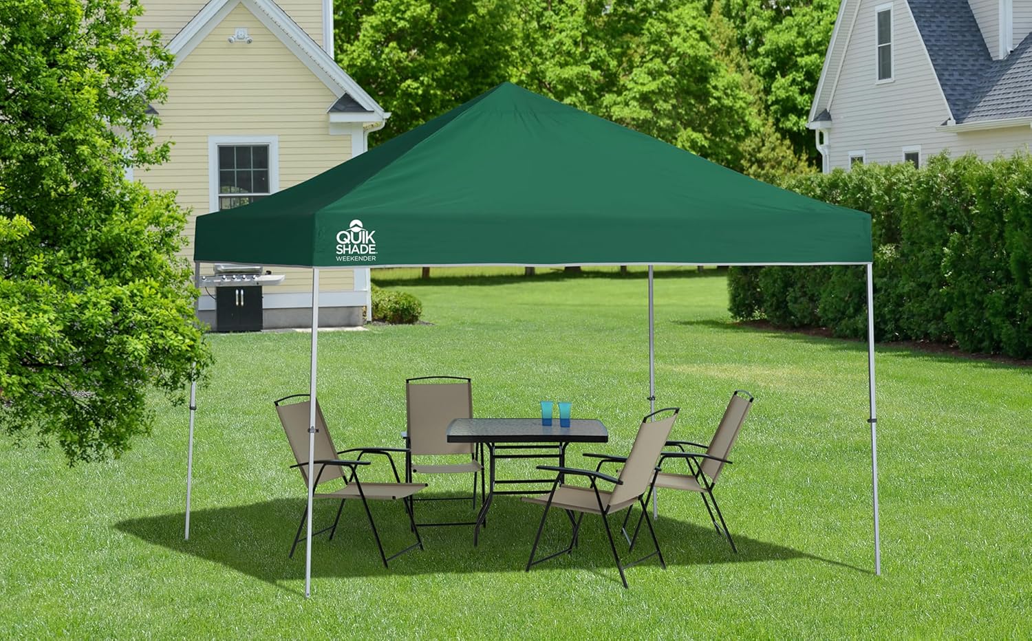 Quik Shade Weekender Elite 10 x 10 ft. Straight Leg Canopy, Green