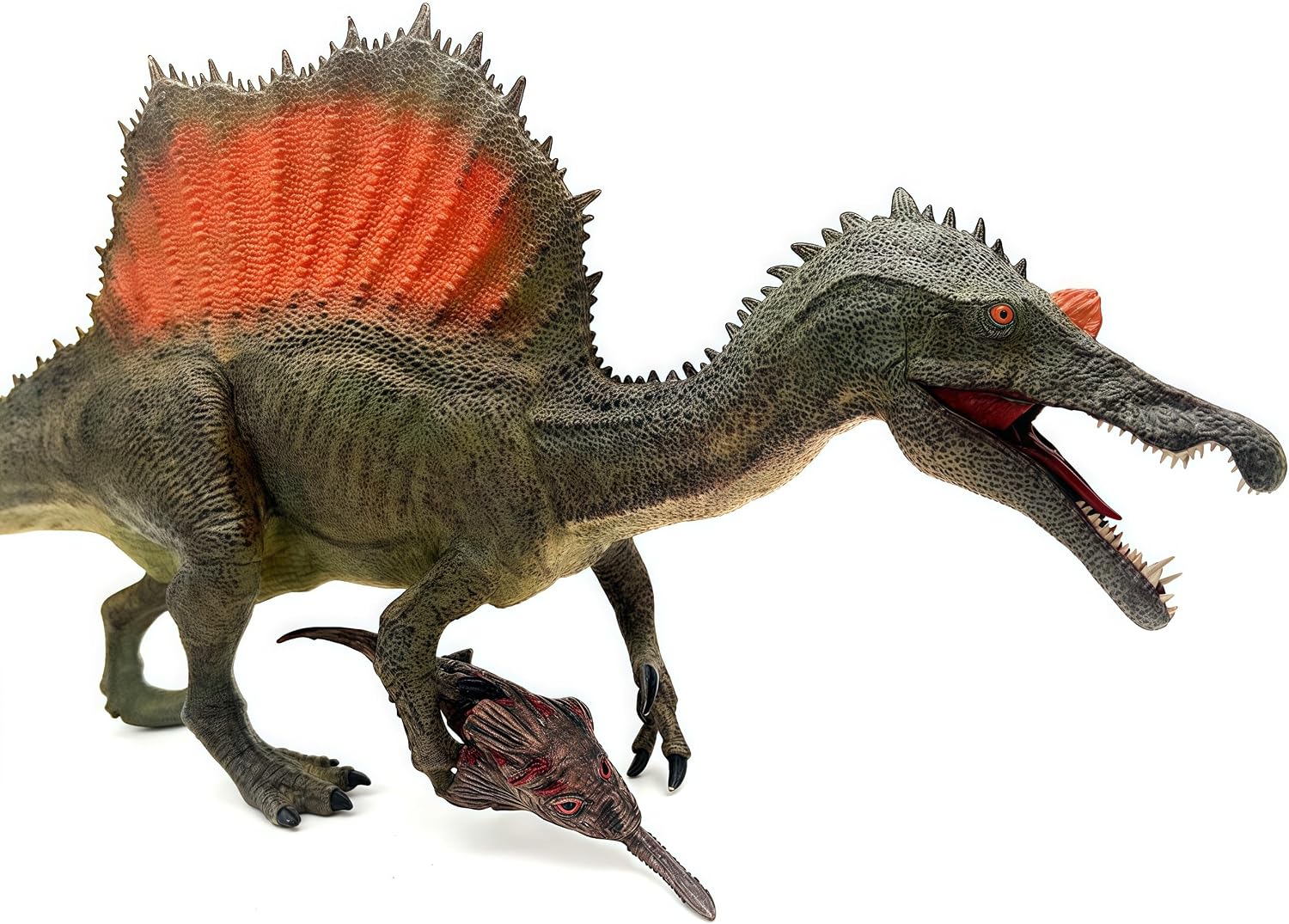 Gemini&Genius Dinosaur Toys Spinosaurus Figurine, Dinosaur Action Figure with Moveable Jaw, Boys Birthday Gift, Collection and Room Decoration