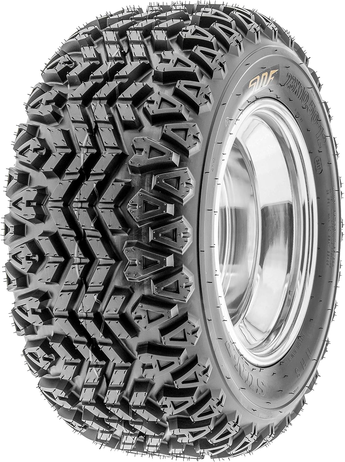 SunF 22x11.00-10 Golf Cart Tire, Lawn Garden Tire 22X11-10, G003, Rim(s) NOT included