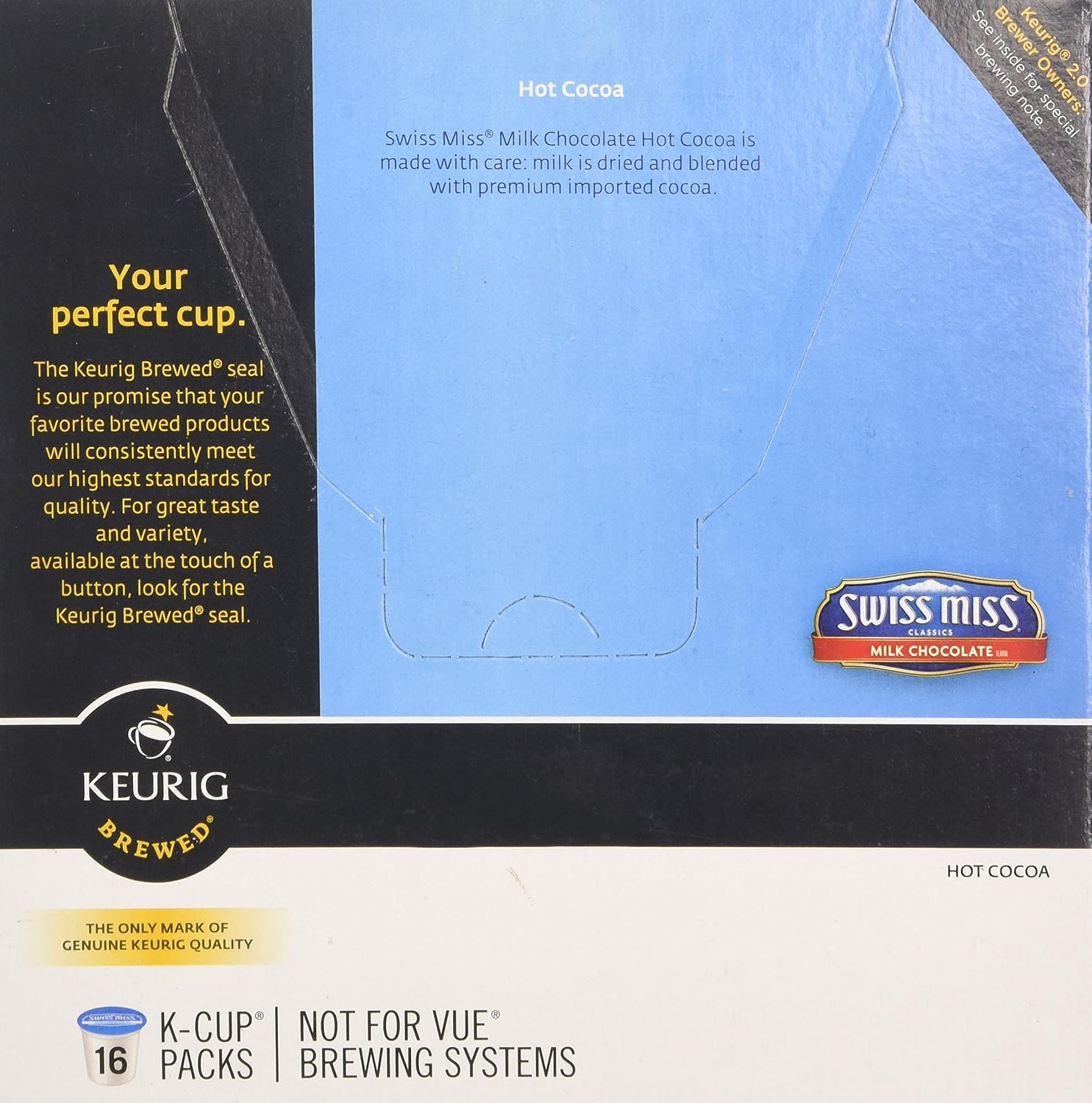 Swiss Miss Hot Chocolate K-Cup16- 0.52 oz/ EA, NET WT 8.32 Ounce