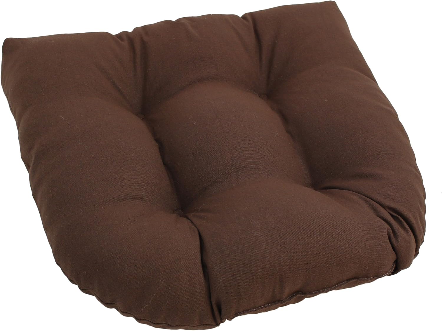Blazing Needles Twill Rounded Back Chair Cushion,Sage, 19" x 19" 1 Count