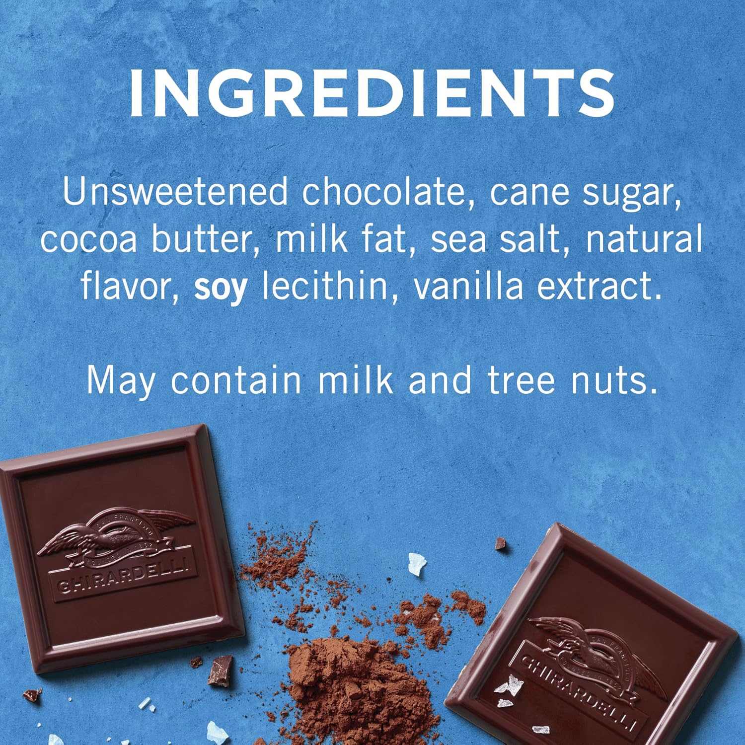 GHIRARDELLI PREMIUM DARK Chocolate Bar, 86% Cacao, 3.17oz Bar, 12 Pack