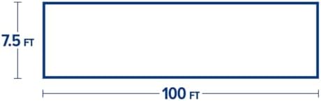 TENAX 1A180357 Deer Fence Pro, 7.5-Ft x 100-Ft, Black