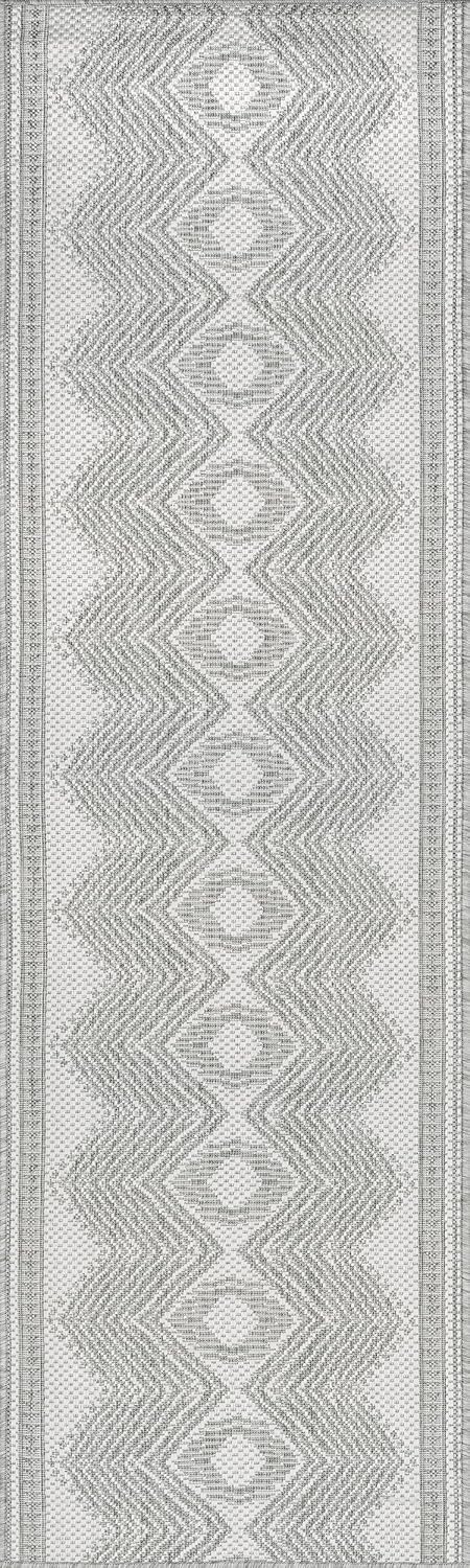nuLOOM Ranya Light Brown Geometric Indoor/Outdoor Area Rug, 4' x 5'