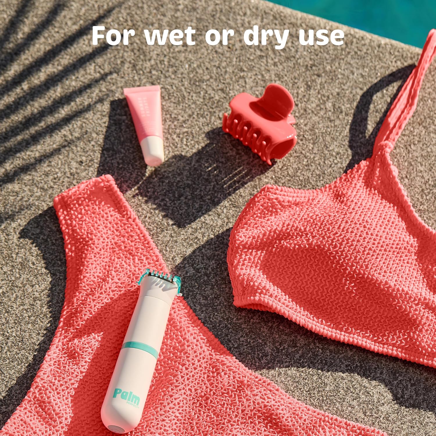 PalmPerfect Bikini Trimmer for Women, Dual Blade, Waterproof, Wet/Dry | Bikini grooming, hair trimmer women, bikini line, sensitive areas