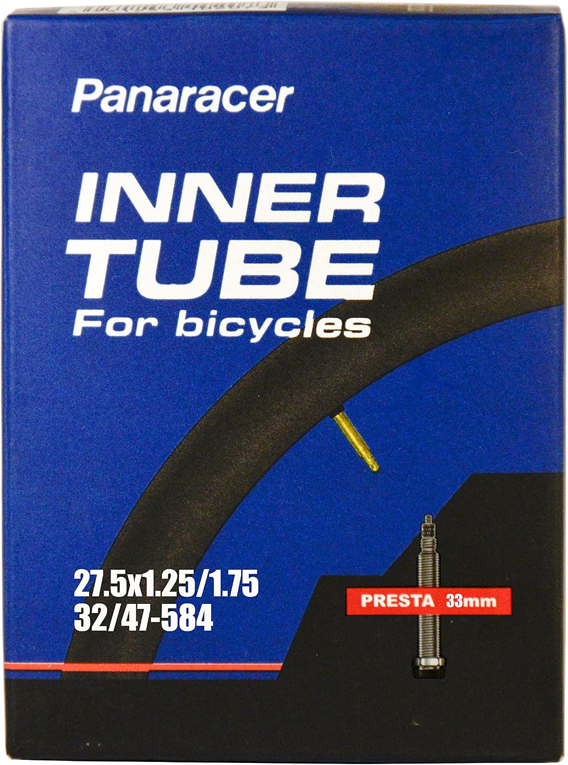 Panaracer Bicycle Tubes with 33mm Presta Valve in Singles and Pairs