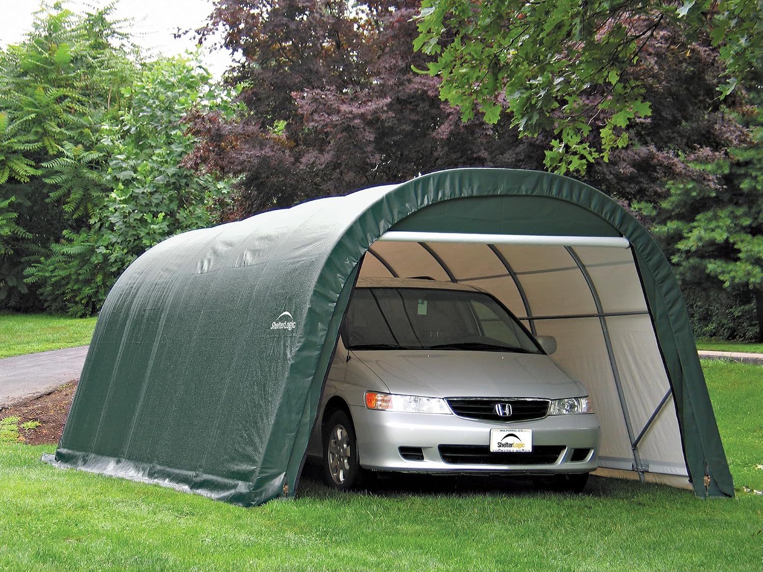 ShelterLogic 71332 Grey 12'x20'x8' Round Style Shelter